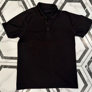 lululemon athletica Men's Black Polo Shirt